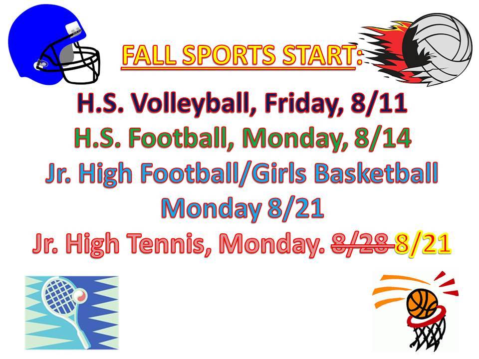 MONDAY - THE 21ST FOR JR. HIGH TENNIS